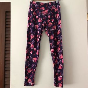 Lularoe “soft as butter” Strawberry leggings